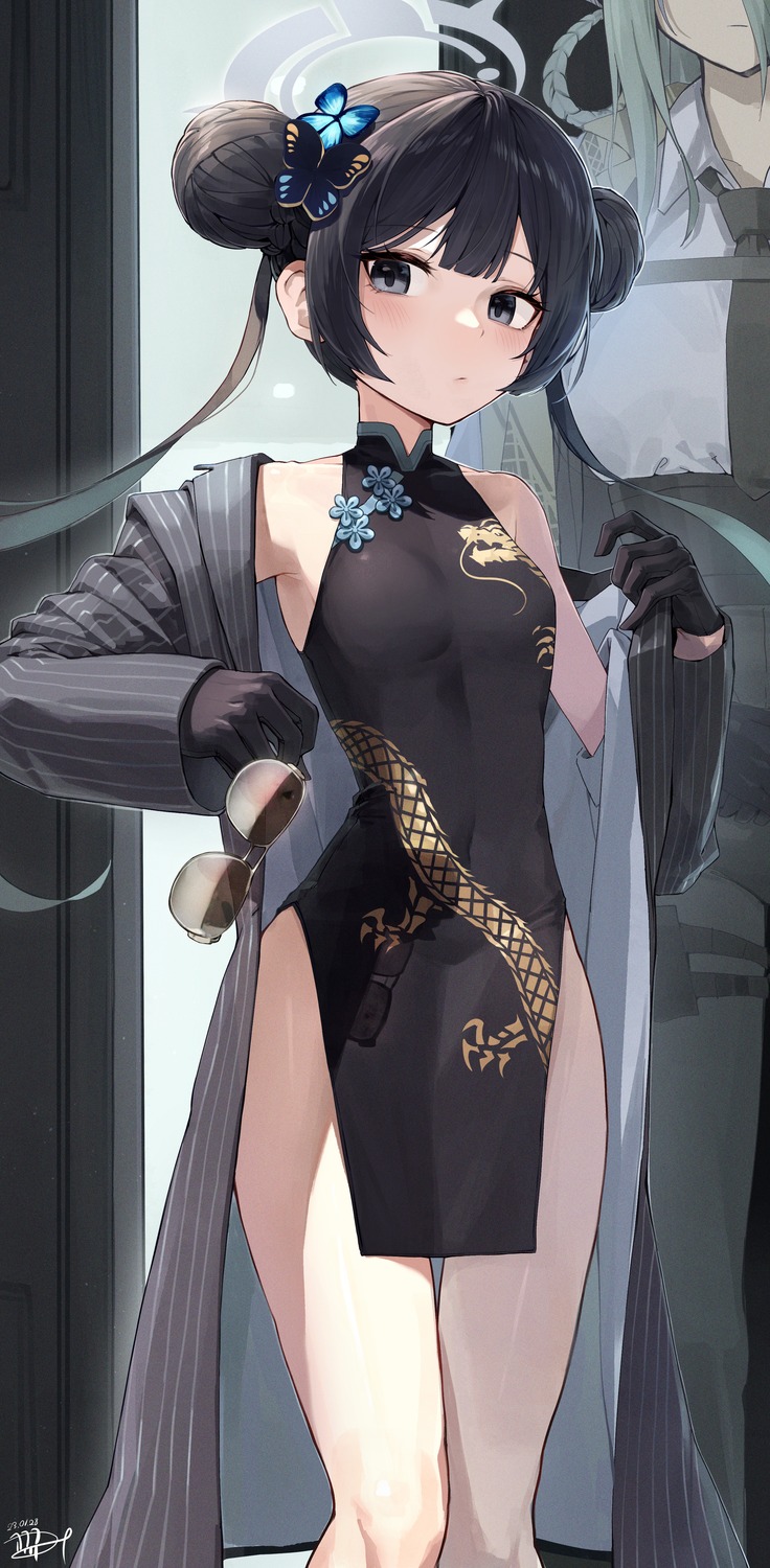 blue_archive, chinadress, halo, kokukyukeo, ryuuge_kisaki