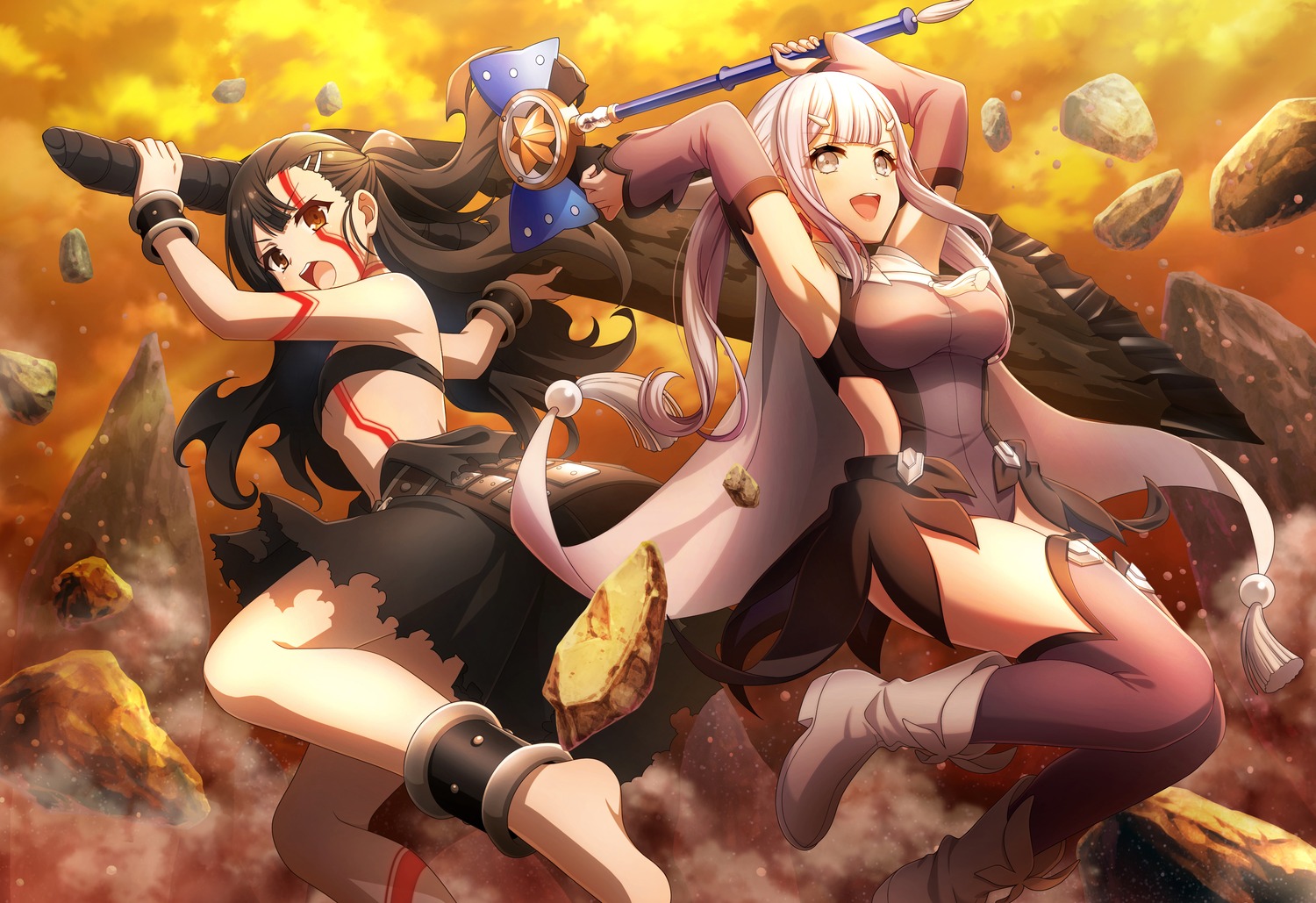 cosplay, crossover, d4dj, fate/kaleid_liner_prisma_illya, fate/stay_night, izumo_saki, leotard, magical_sapphire