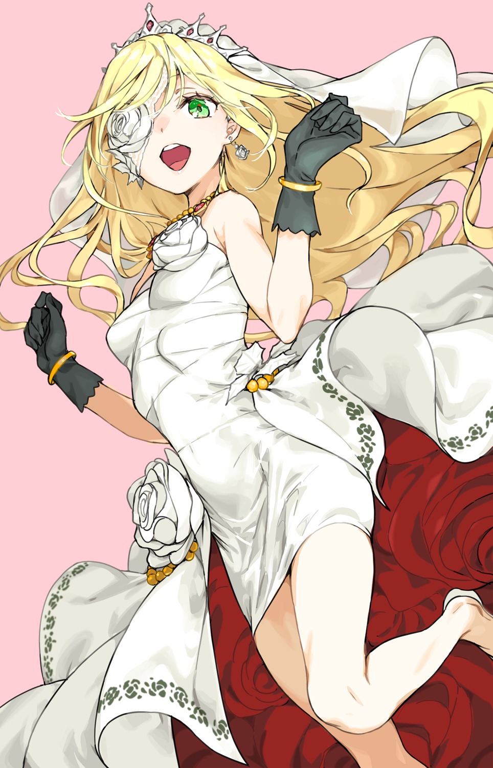 dress, eyepatch, haimura_kiyotaka, othinus, toaru_majutsu_no_index, toaru_majutsu_no_index:_new_testament, wedding_dress