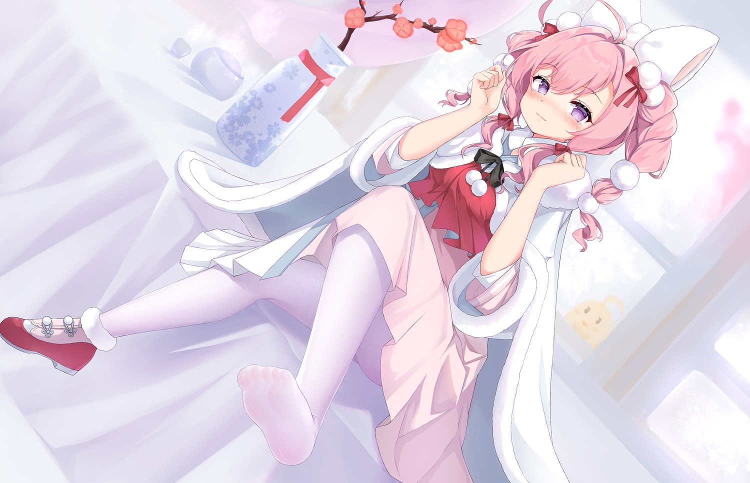 azur_lane, feet, kanon_12361024, pantyhose, saratoga_(azur_lane), skirt_lift