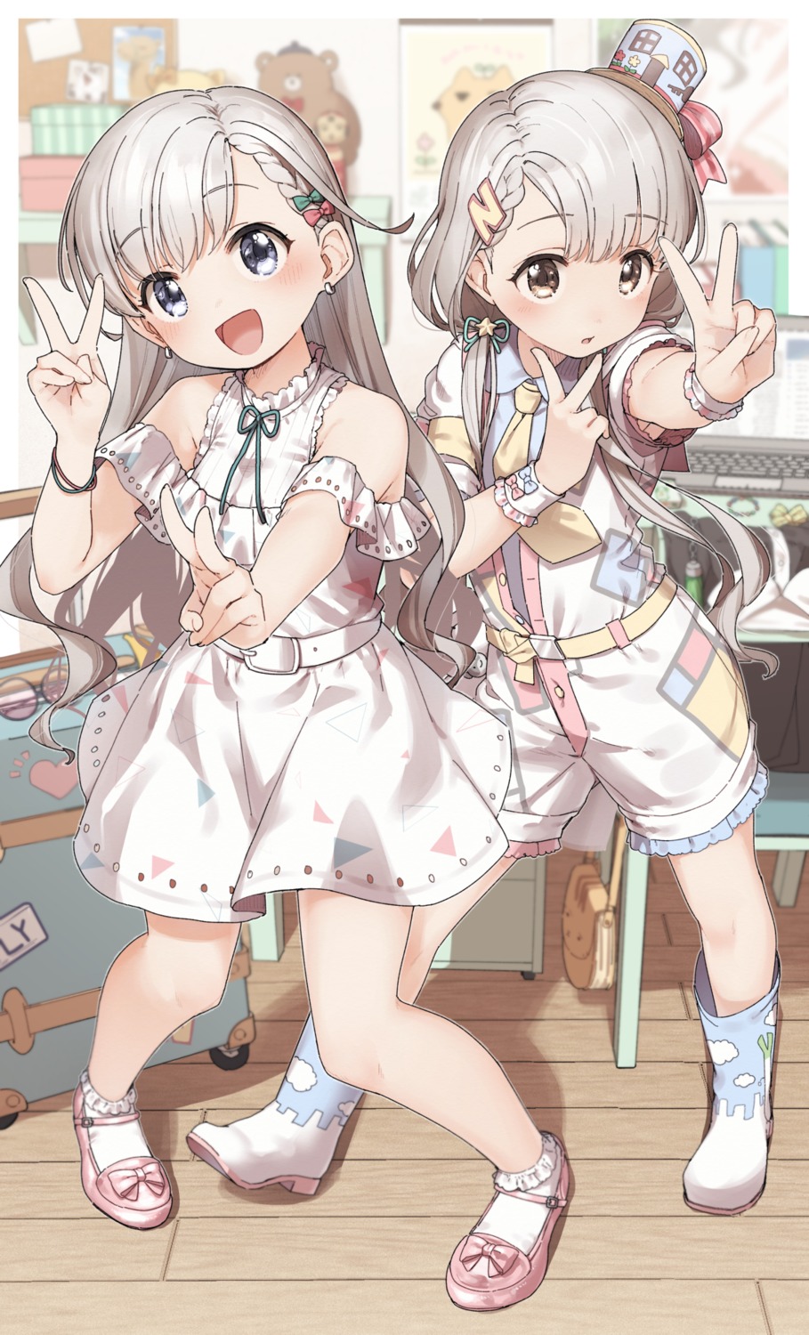 hisakawa_hayate, hisakawa_nagi, kusaka_shi, the_idolm@ster, the_idolm@ster_cinderella_girls