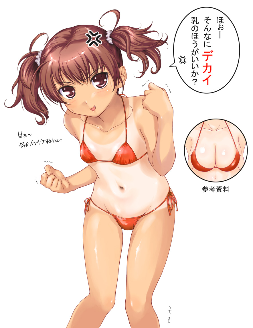bikini, cleavage, swimsuits, tan_lines, tsuchinoto