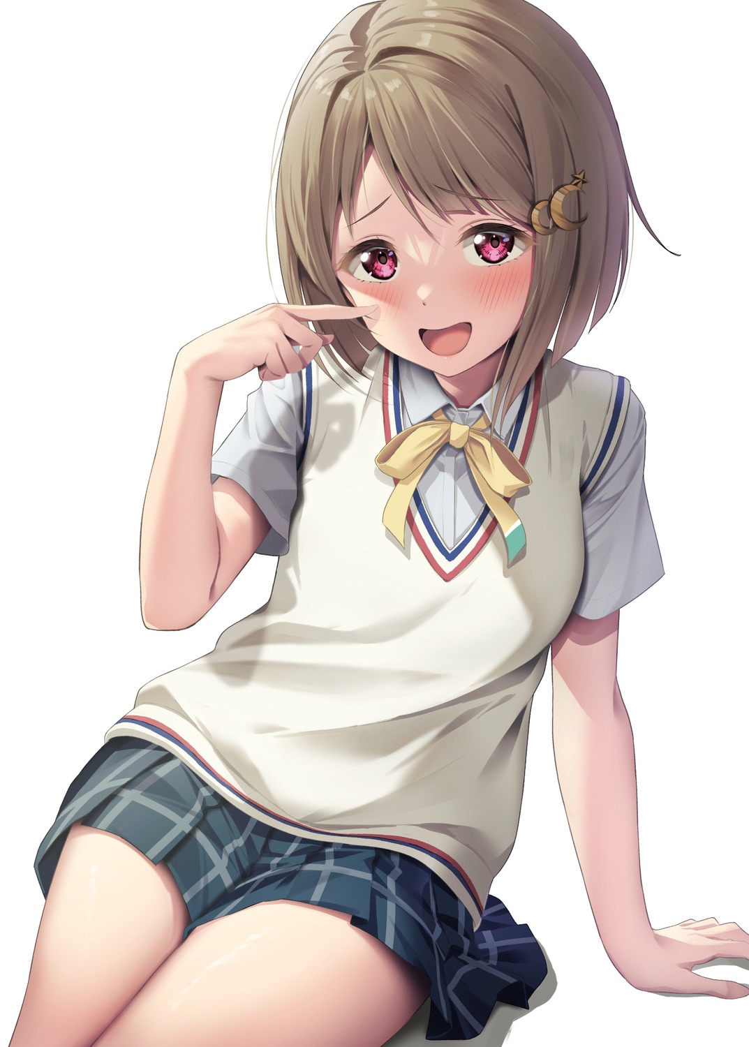 love_live!_(series), love_live!_nijigasaki_gakuen_school_idol_doukoukai, nakasu_kasumi, oku_1225, seifuku, sweater