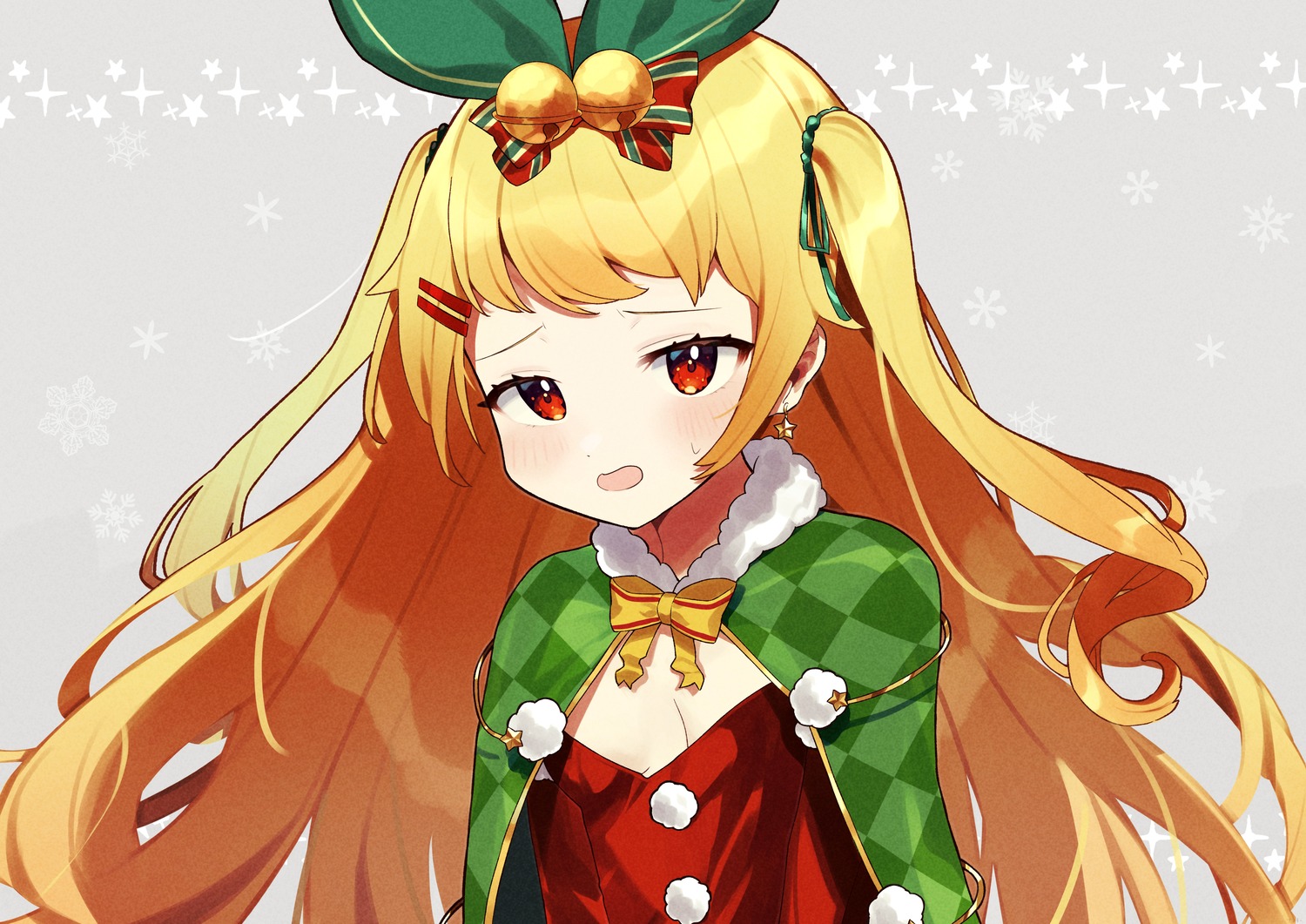 akutaa, azur_lane, christmas, jenkins_(azur_lane), no_bra