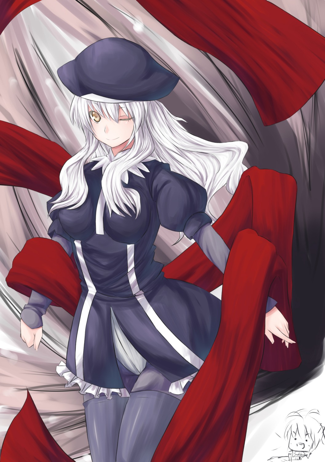 arcadia090, caren_hortensia, fate/hollow_ataraxia, fate/stay_night, pantyhose, thighhighs