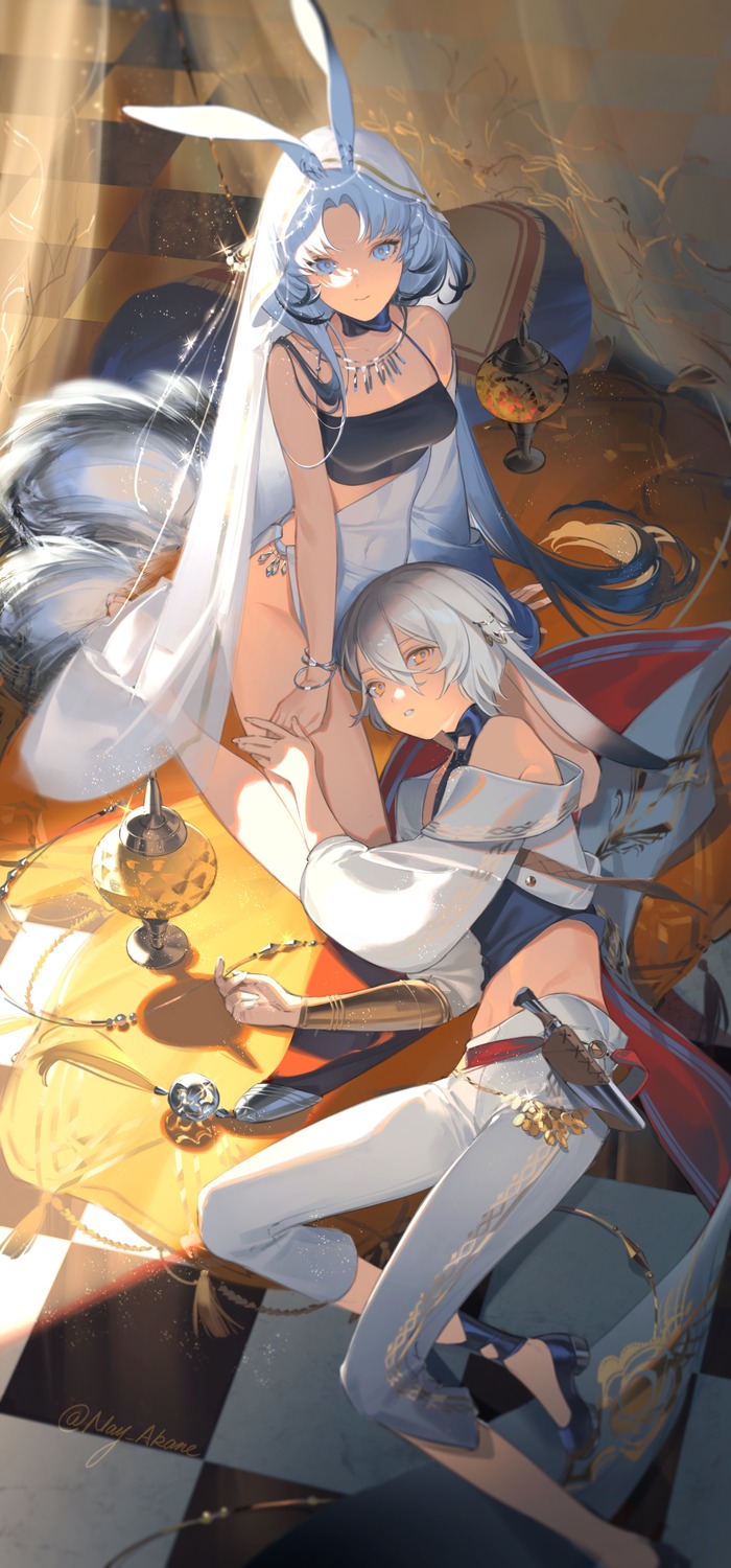 animal_ears, bunny_ears, nay_akane