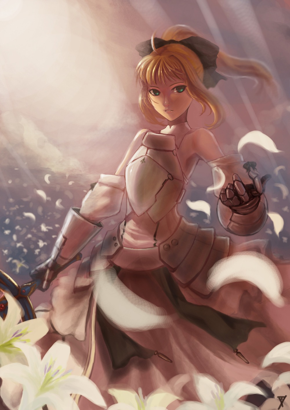 artoria_pendragon_(fate), fate/stay_night, m874, sword