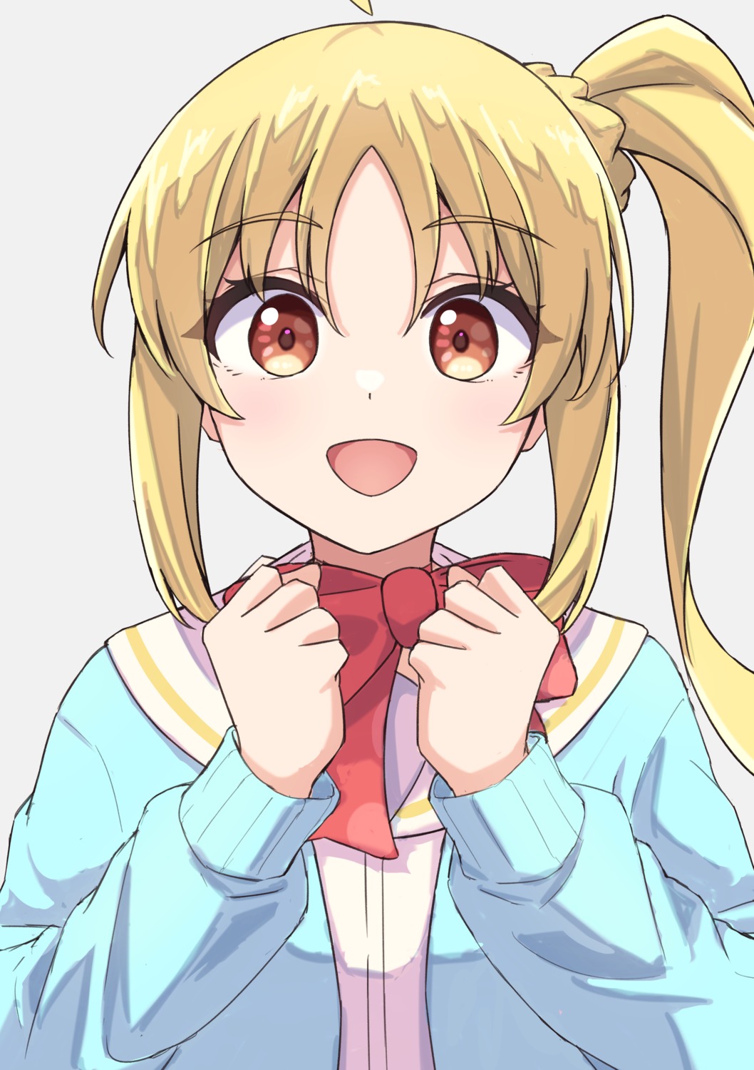 bocchi_the_rock!, ijichi_nijika, seifuku, sweater, tomatology3