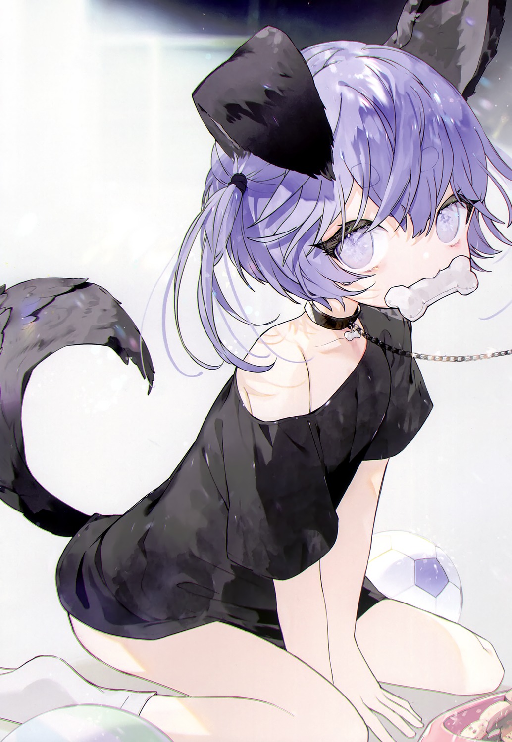 animal_ears, bondage, inumimi, komeko_meko, meroremo, tail