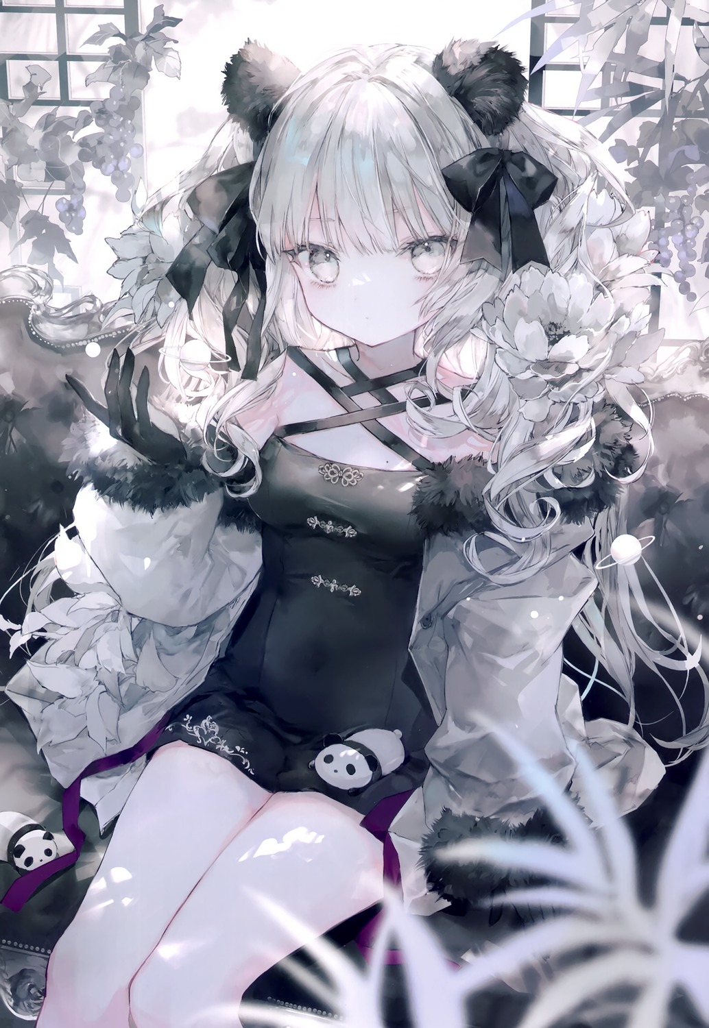 animal_ears, dress, meroremo, onineko