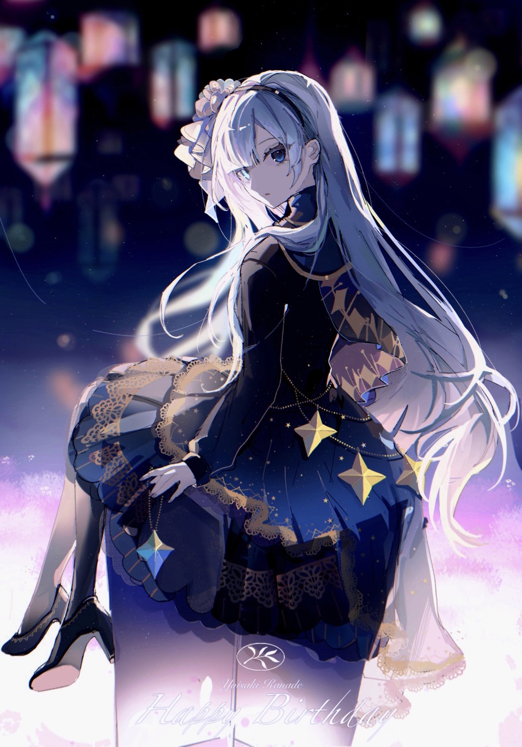 dress, heels, project_sekai, tagme, yoisaki_kanade
