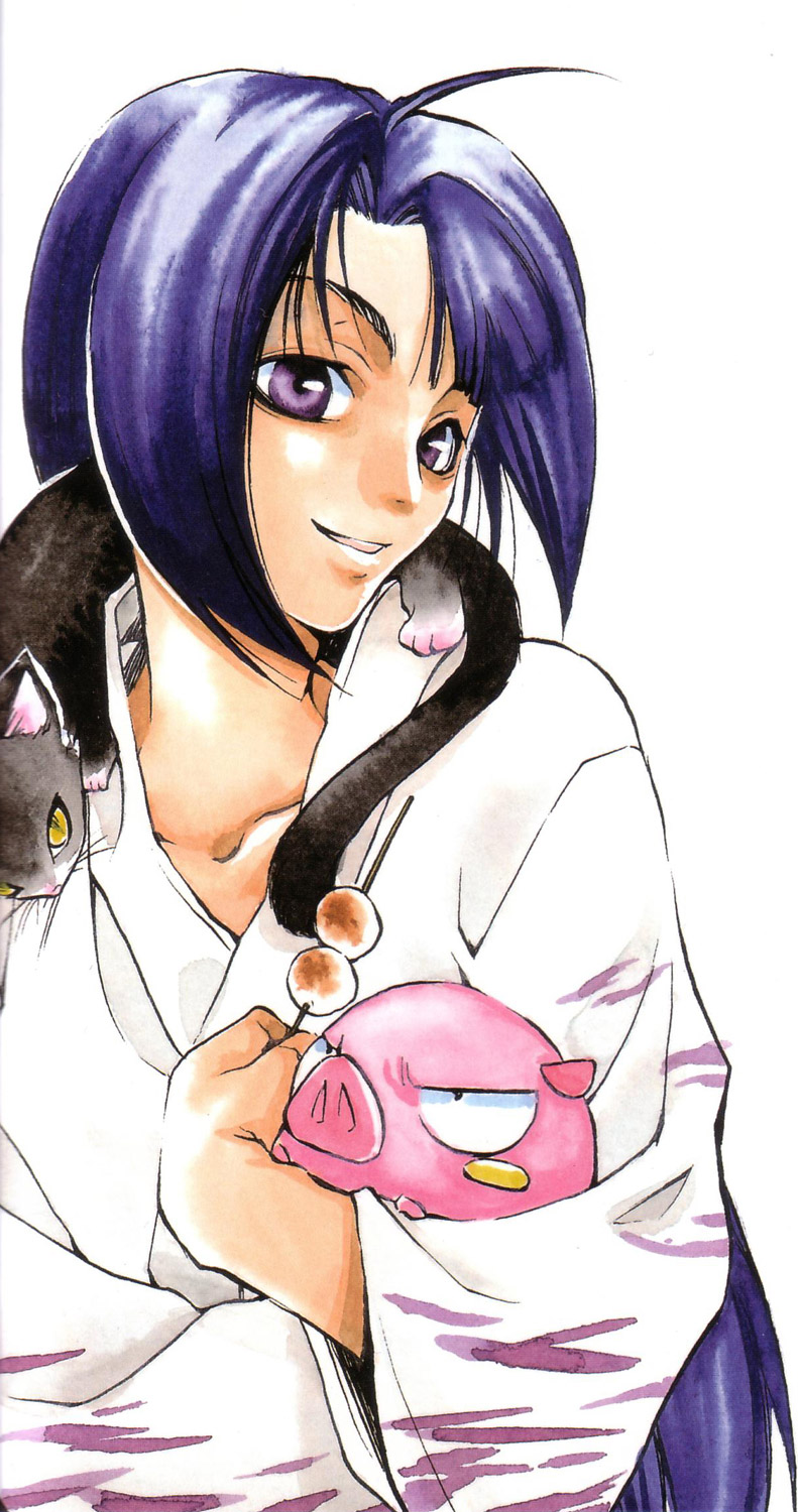 chrono_nanae, male, okita_souji, okita_souji_(peacemaker), peacemaker_kurogane, saizo