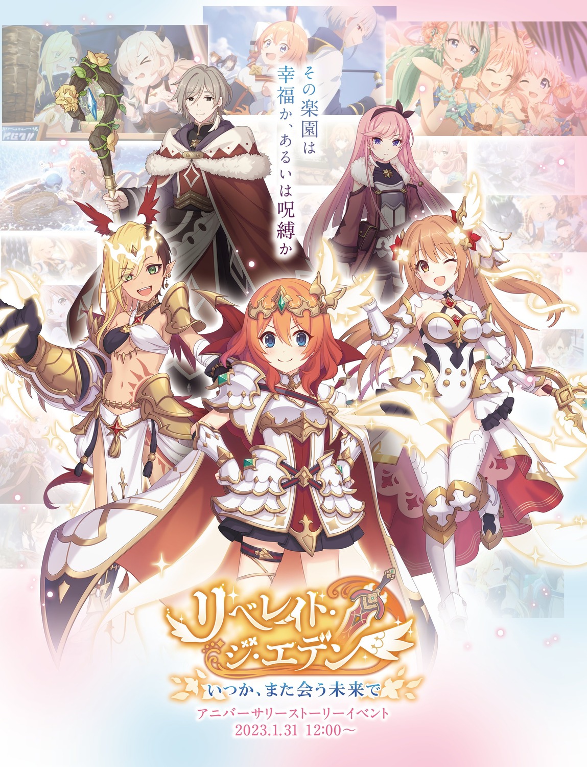 armor, cygames, garter, kidou_kaya, leotard, muimi_(princess_connect), pointy_ears, princess_connect!