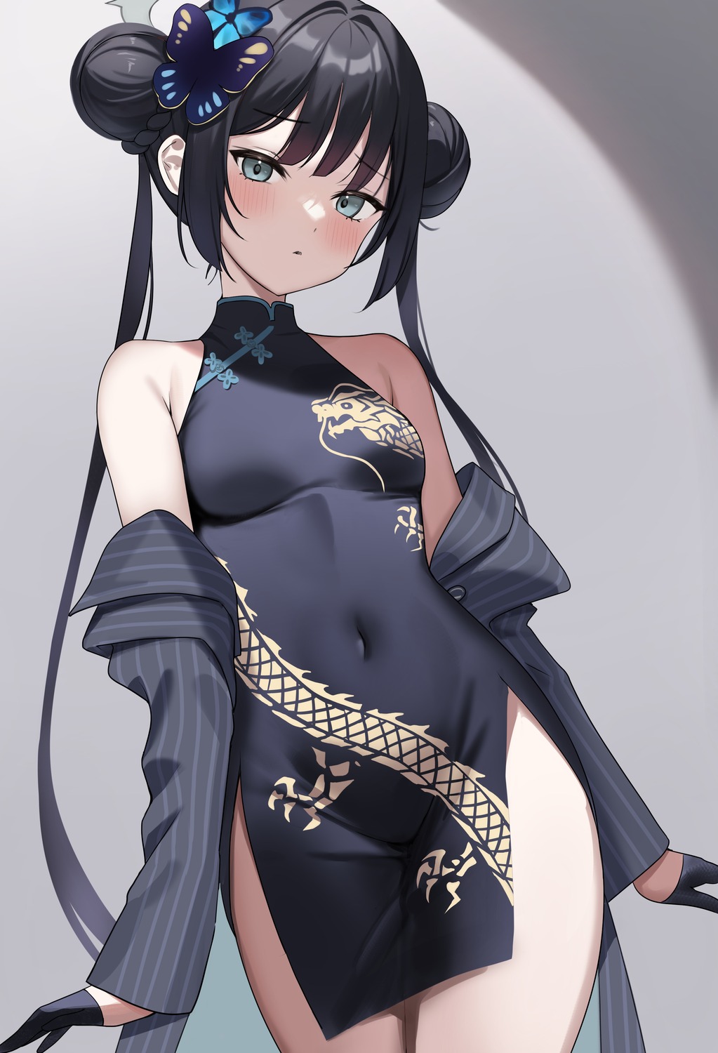 blue_archive, chinadress, halo, hatsuno_xxx, ryuuge_kisaki