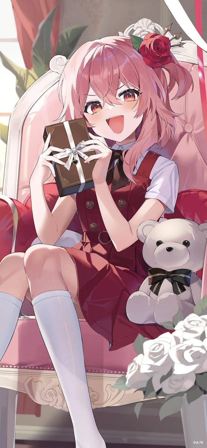 nijisanji, nijisanji_en, rosemi_lovelock, sake_dong, seifuku, valentine