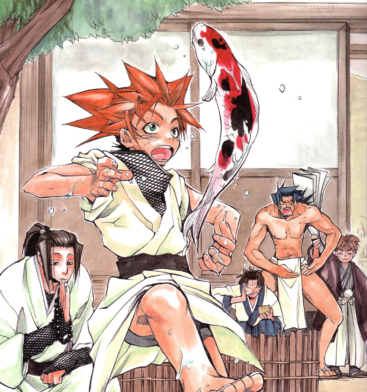 chrono_nanae, harada_sanosuke, harada_sanosuke_(peacemaker), ichimura_tetsunosuke, ichimura_tetsunosuke_(peacemaker), male, nagakura_shinpachi, nagakura_shinpachi_(peacemaker)
