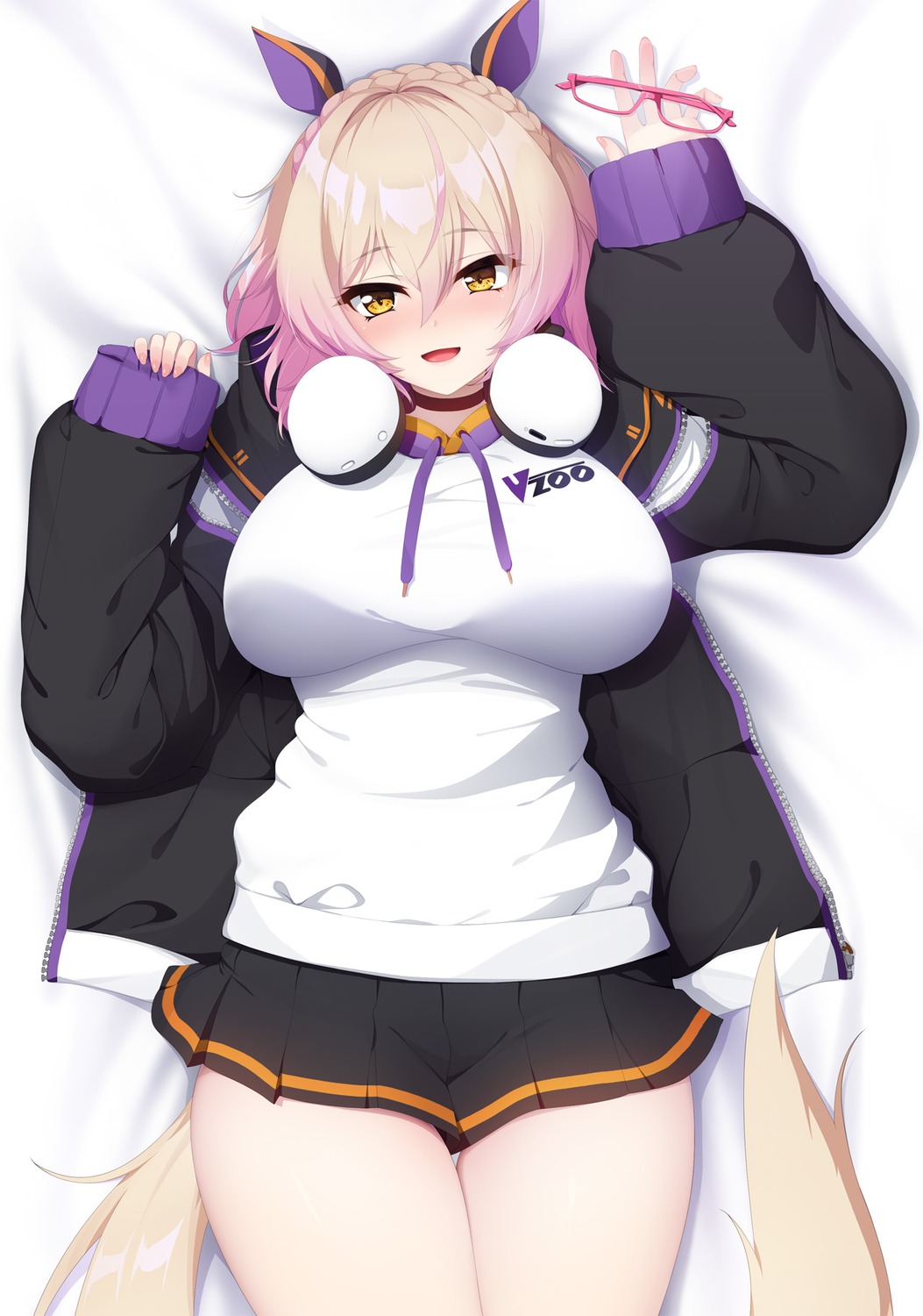 animal_ears, casket, headphones, megane, tail, yu-ta