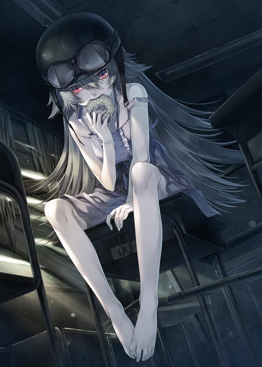 bakemonogatari, hagure_keg, monogatari_(series), oshino_shinobu