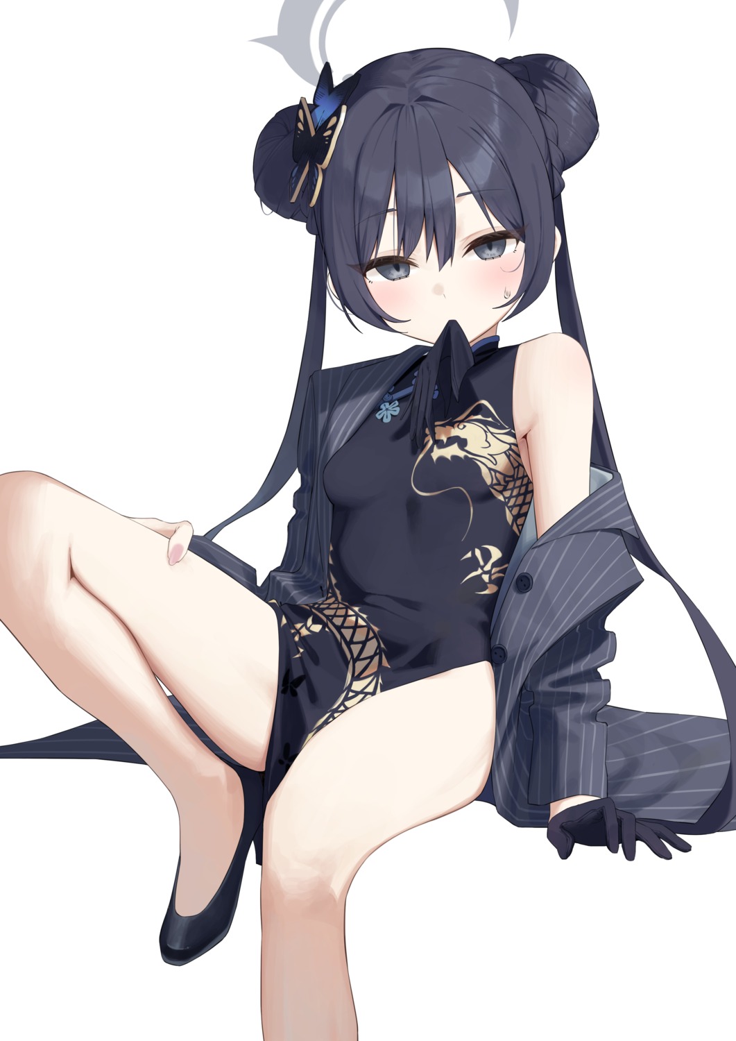 blue_archive, chinadress, halo, heels, ryuuge_kisaki, syhan