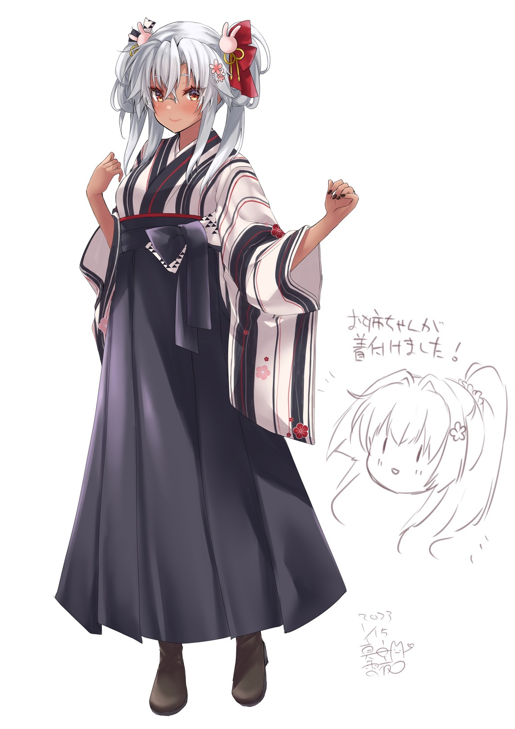 japanese_clothes, kantai_collection, mashiro_yukiya, megane, musashi_(kancolle), yamato_(kancolle)