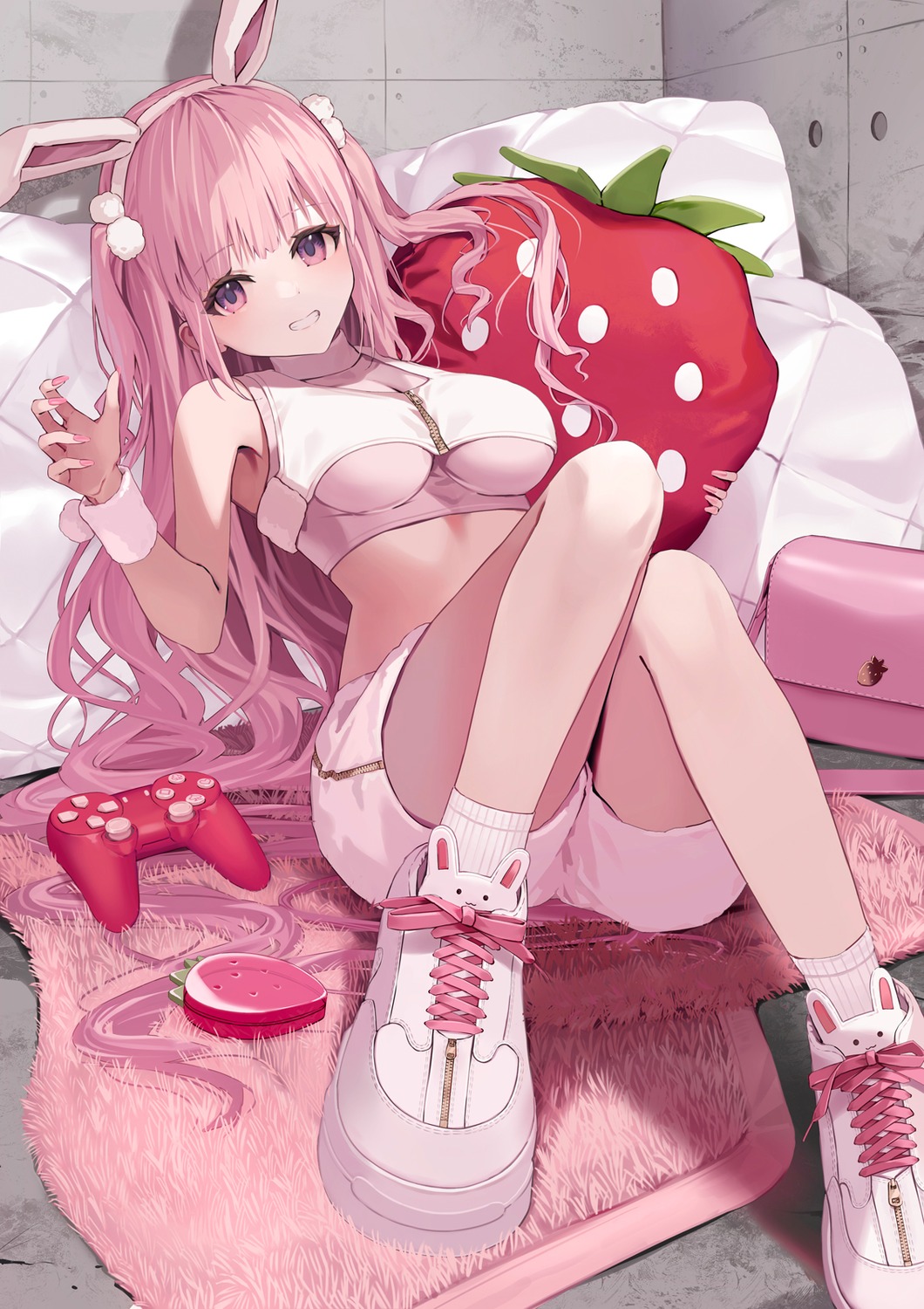 animal_ears, bunny_ears, motto_(night_wear)