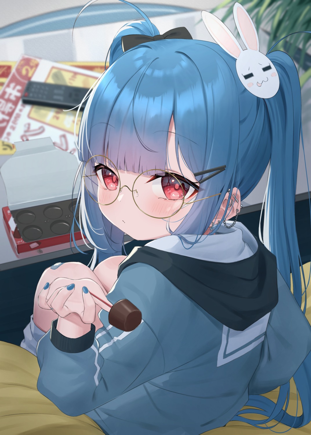 bandaid, megane, tsuki_usagi, valentine