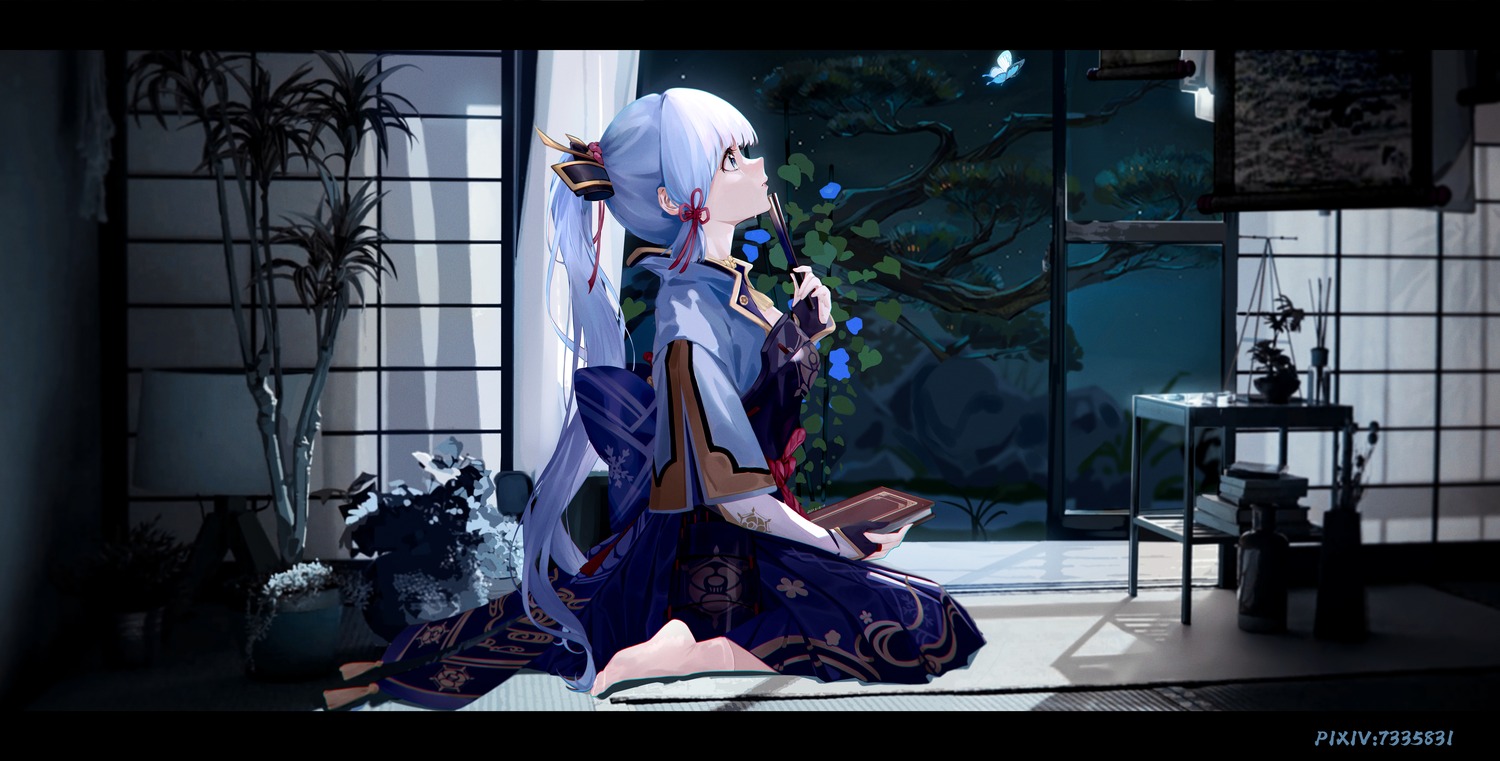 armor, eggs_zero, genshin_impact, japanese_clothes, kamisato_ayaka