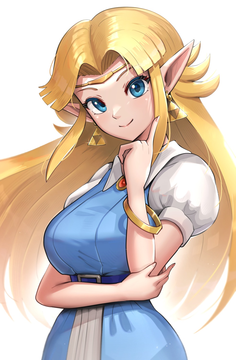 dress, elf, gonzarez, pointy_ears, princess_zelda, the_legend_of_zelda, the_legend_of_zelda:_a_link_to_the_past