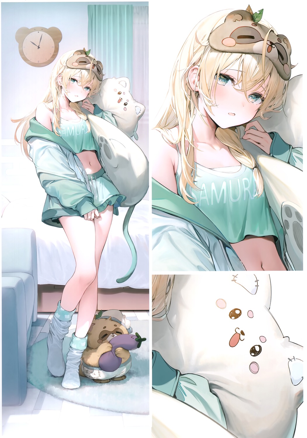 hololive, kazama_iroha, kinniku_poyopoyo, umibouzu