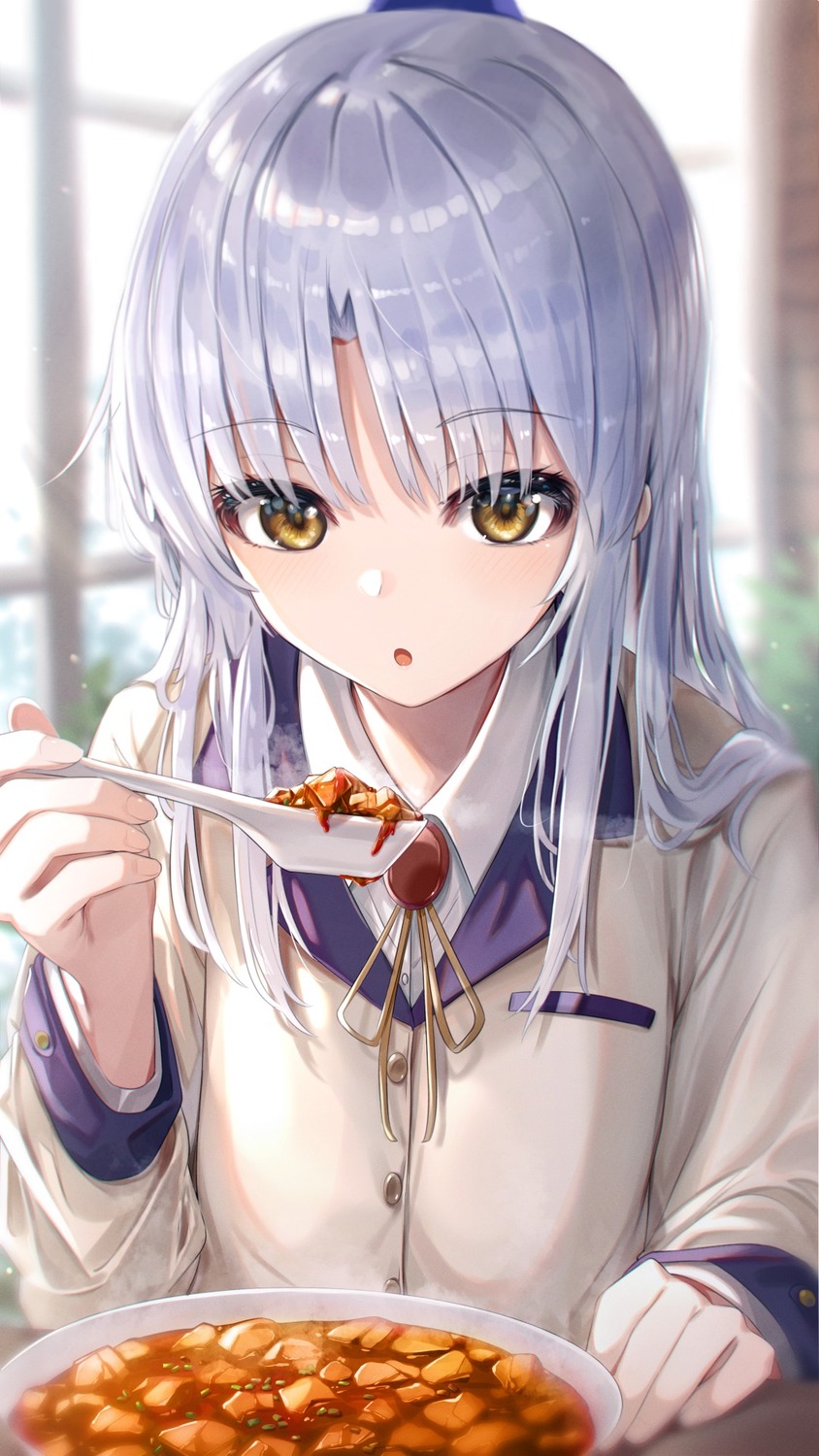angel_beats!, kurokuro_illust, seifuku, tachibana_kanade