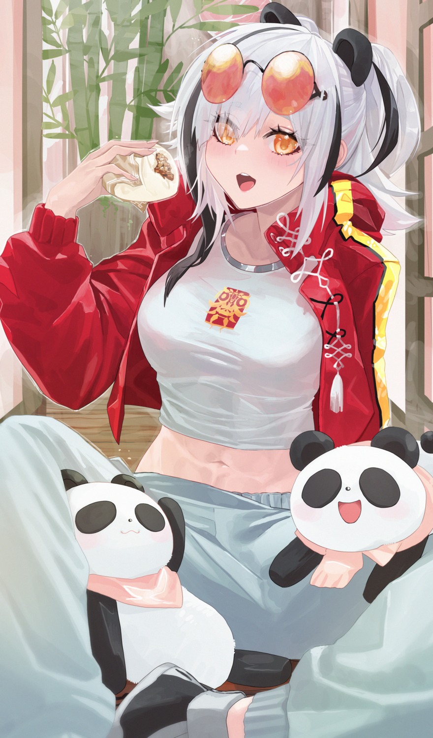 animal_ears, arknights, feater_(arknights), megane, monge_baby