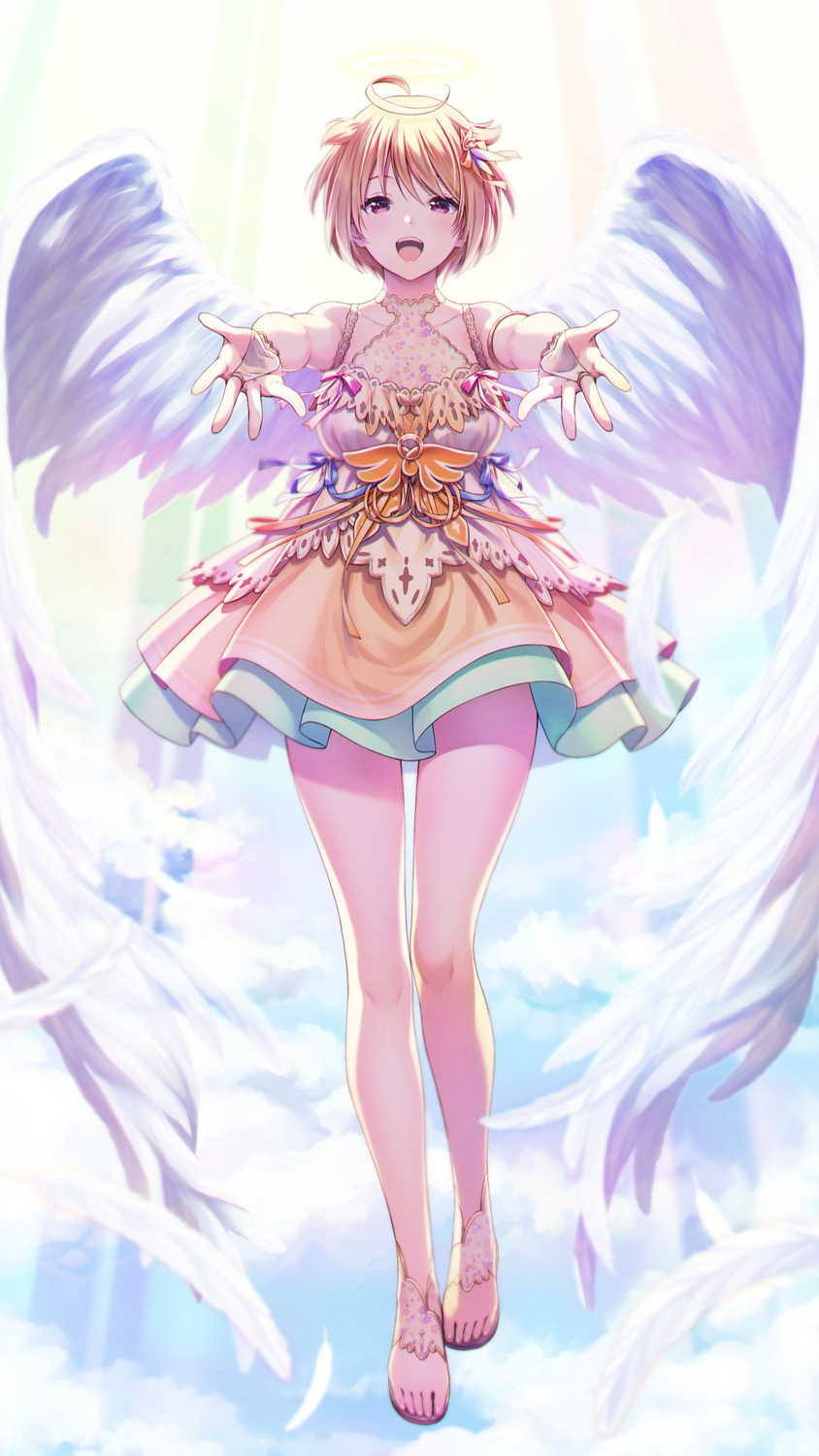 dress, ibuki_tsubasa, nanaran, the_idolm@ster, the_idolm@ster_million_live!, wings