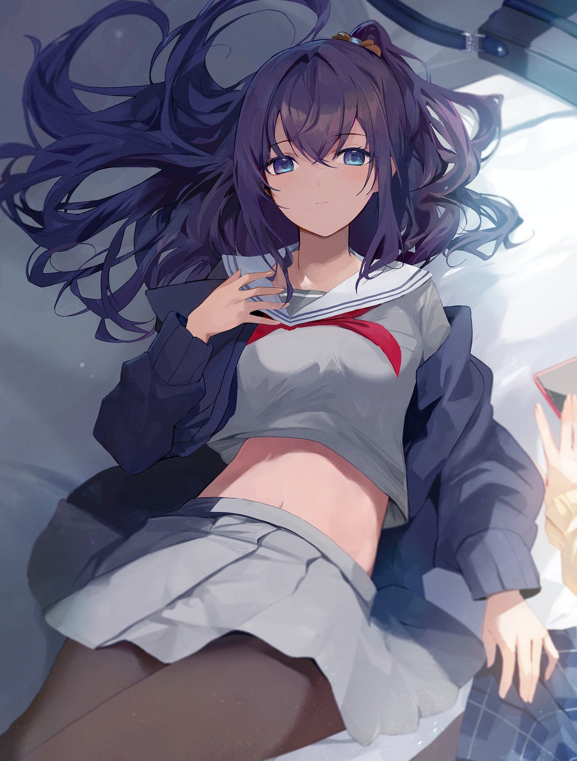 asahina_mafuyu, pantyhose, project_sekai, seifuku, tomura2maru