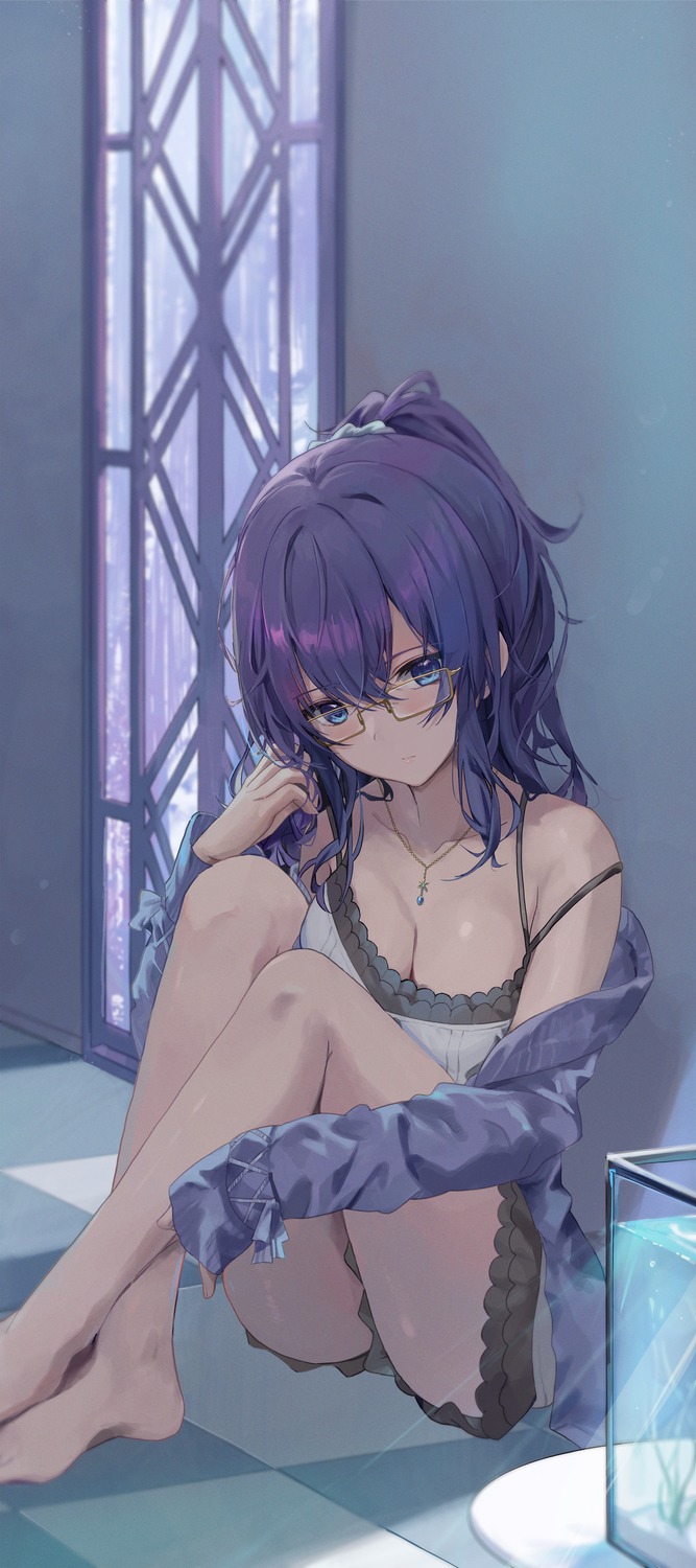 asahina_mafuyu, lingerie, megane, project_sekai, tomura2maru