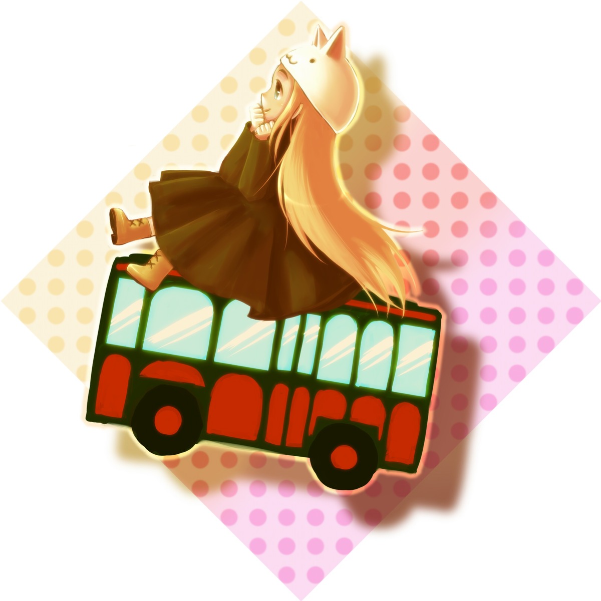animal_ears, megurine_luka, starcrown, toeto_(vocaloid), vocaloid