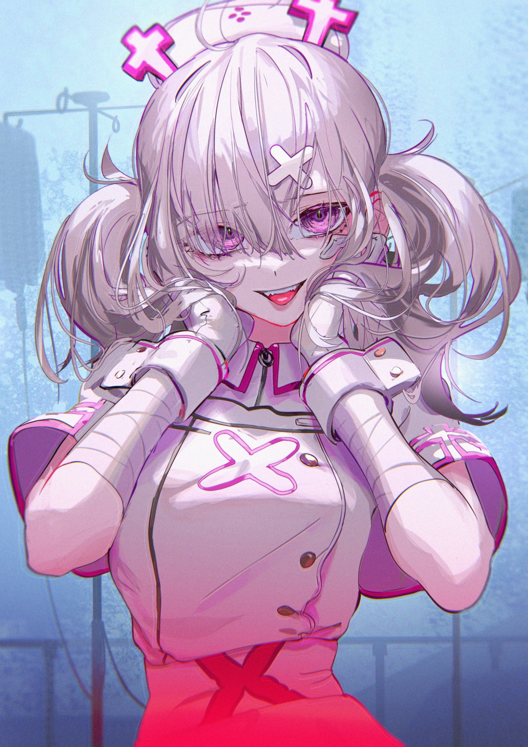 bandages, bandaid, nijisanji, nurse, roitz_(_roitz_), sukoya_kana