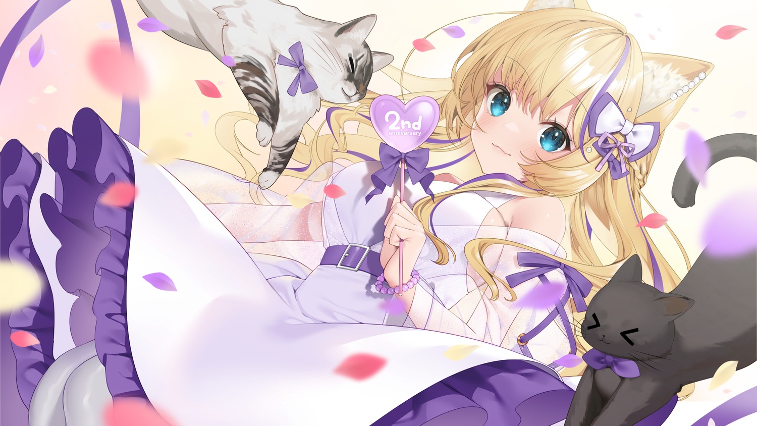 animal_ears, haiba, neko, nekomimi, see_through, skirt_lift