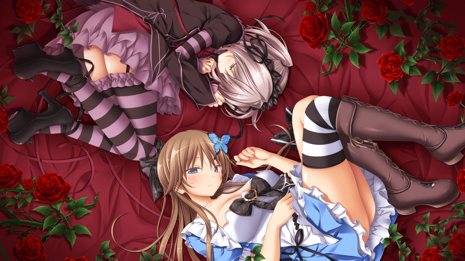 dress, gothic_lolita, hapymaher, heels, koku, lolita_fashion, naitou_maia, purple_software