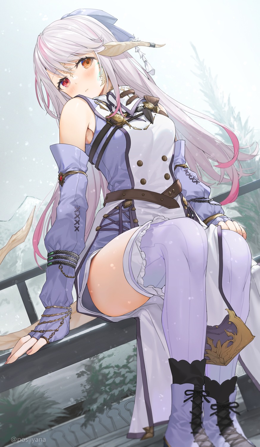 au_ra, final_fantasy, final_fantasy_xiv, horns, thighhighs, yana_mori