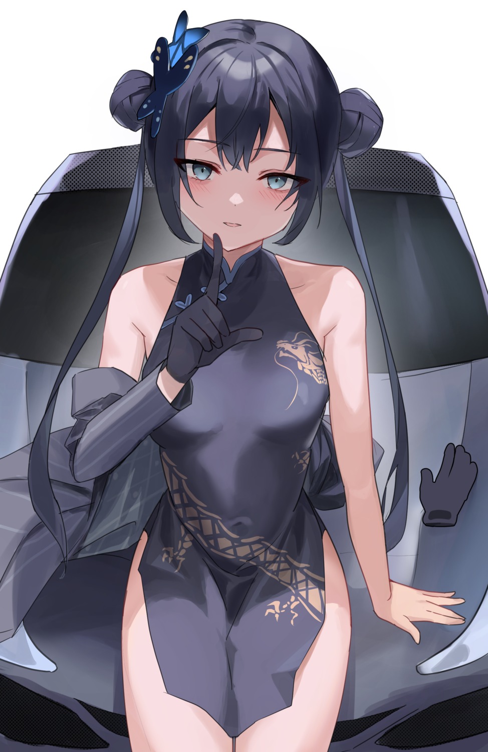 blue_archive, chinadress, nimiru_namire, ryuuge_kisaki