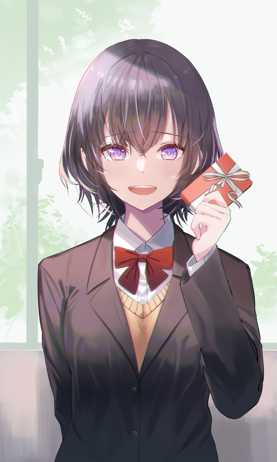 rur_(ml_ruru), seifuku, sweater, valentine