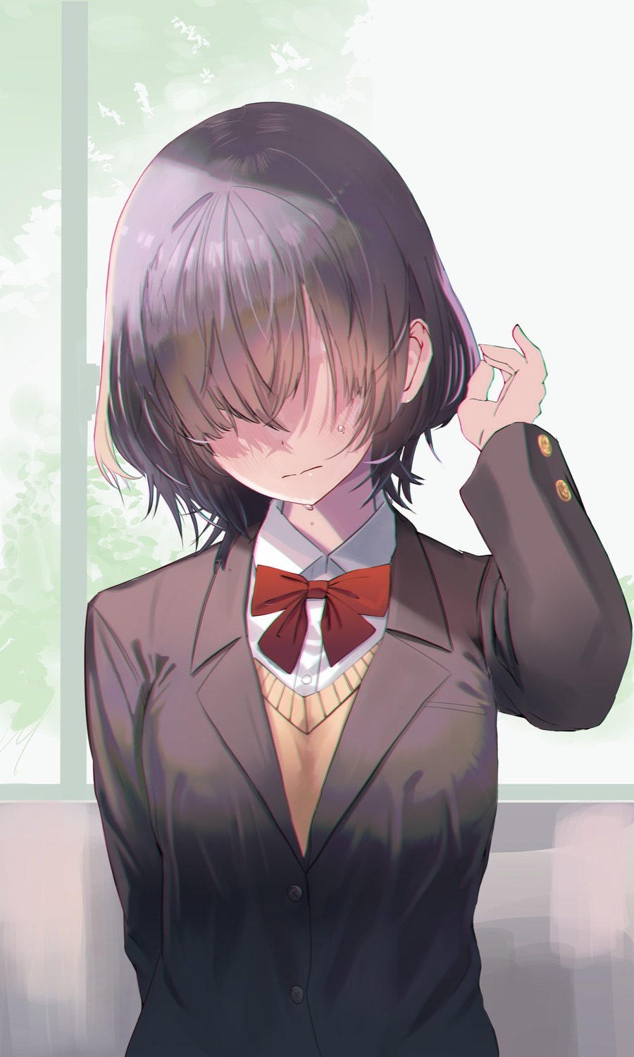 rur_(ml_ruru), seifuku, sweater