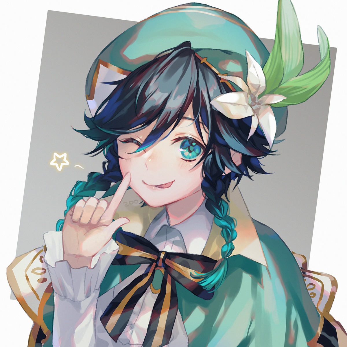 genshin_impact, male, pon2oo, venti