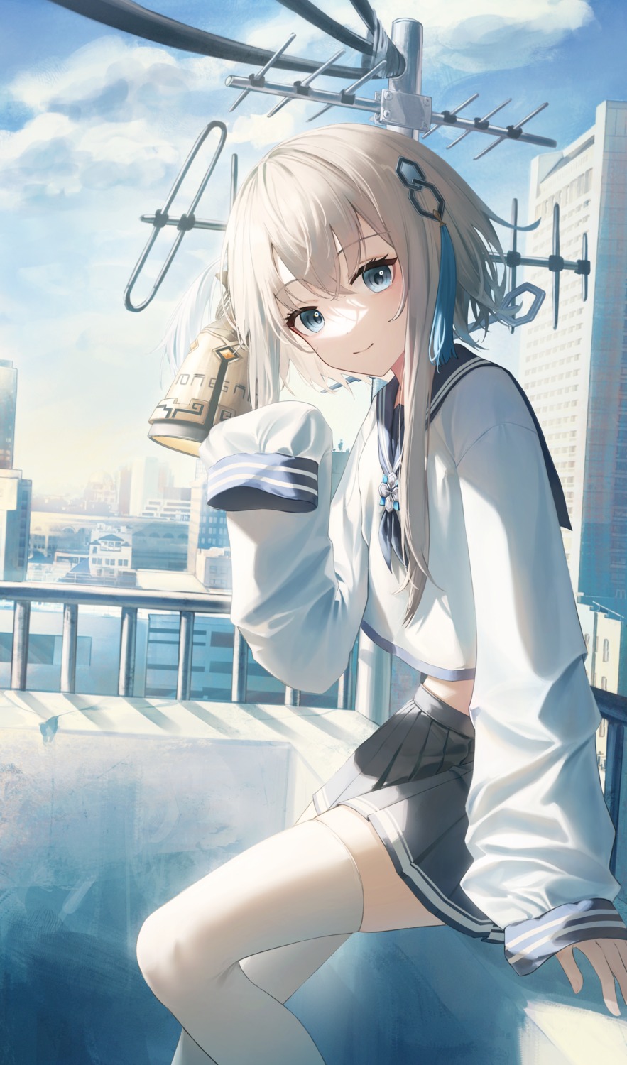 flippy_(cripine111), genshin_impact, guizhong, seifuku, thighhighs