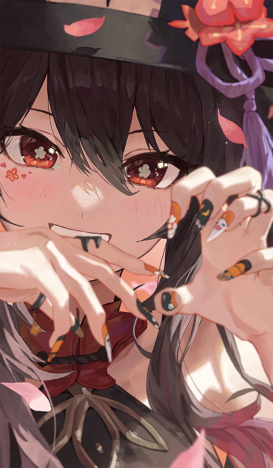 asian_clothes, genshin_impact, hu_tao, serie_niai
