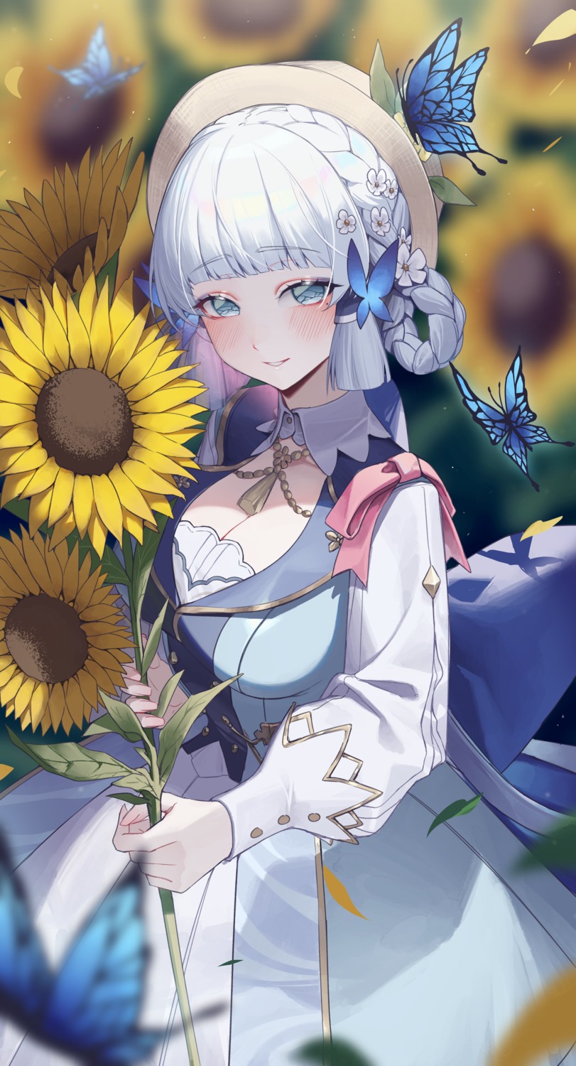 dress, g5_(artist), genshin_impact, kamisato_ayaka