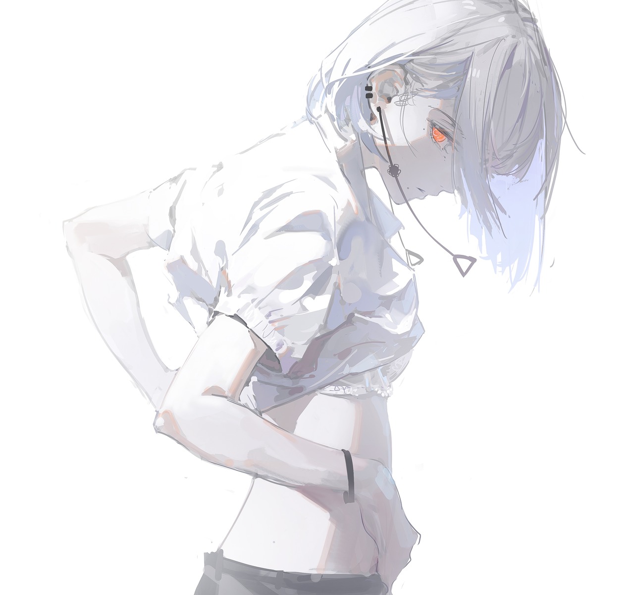 bra, chainsaw_man, dinoartforame, shirt_lift