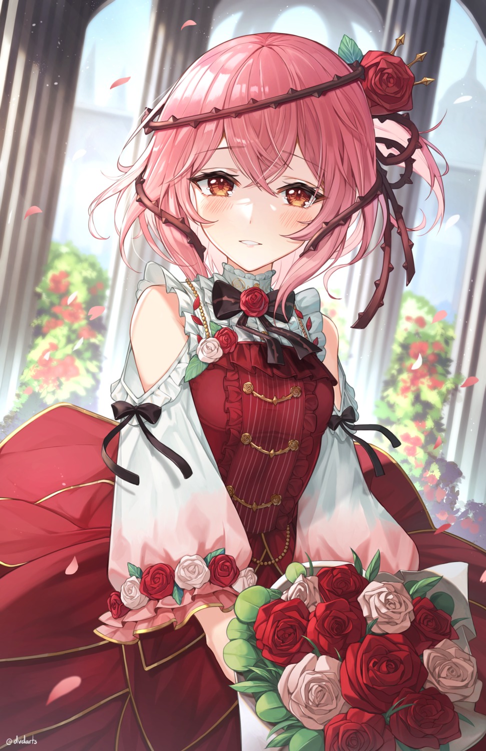 dress, dvdarts, nijisanji, nijisanji_en, rosemi_lovelock