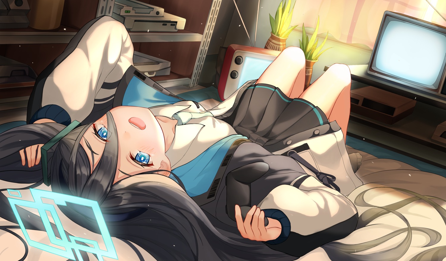 blue_archive, halo, seifuku, tendou_aris, yoowaru