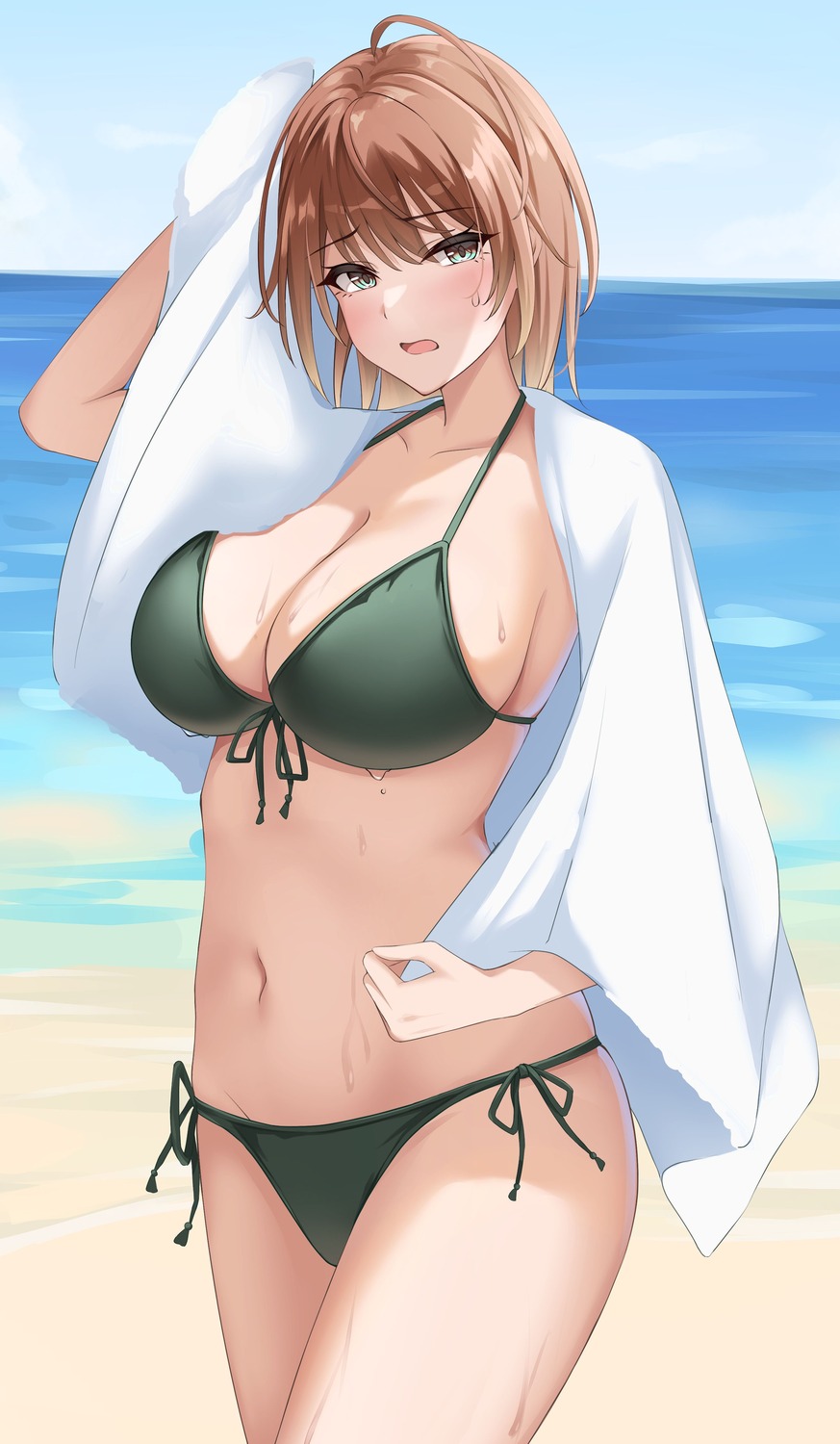 aketa_mikoto, bikini, swimsuits, the_idolm@ster, the_idolm@ster_shiny_colors, yuro